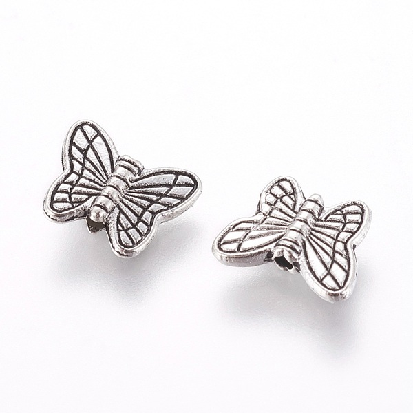 PandaHall Tibetan Style Alloy Butterfly Beads, Cadmium Free & Lead Free, Antique Silver, 8x10.5x3mm, Hole: 1mm Alloy Butterfly
PandaHall Tibetan Style Alloy Butterfly Beads, Cadmium Free & Lead Free, Antique Silver, 8x10.5x3mm, Hole: 1mm Alloy Butterfly