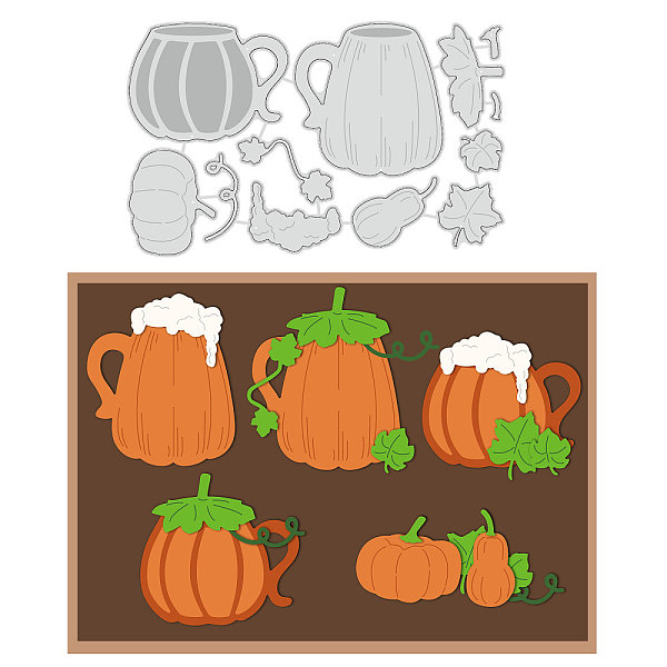 PandaHall GLOBLELAND Pumpkin Beer Cup Cutting Dies for Oktoberfest Halloween Autumn Carbon Steel Embossing Stencils Template for Decorative...
PandaHall GLOBLELAND Pumpkin Beer Cup Cutting Dies for Oktoberfest Halloween Autumn Carbon Steel Embossing Stencils Template for Decorative...