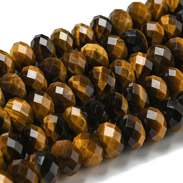 PandaHall Natural Tiger Eye Beads Strands, Faceted, Rondelle, Coconut Brown, 8~8.5x5~5.5mm, Hole: 1mm, about 71pcs/strand, 15.31''(38.9cm)...
PandaHall Natural Tiger Eye Beads Strands, Faceted, Rondelle, Coconut Brown, 8~8.5x5~5.5mm, Hole: 1mm, about 71pcs/strand, 15.31''(38.9cm)...