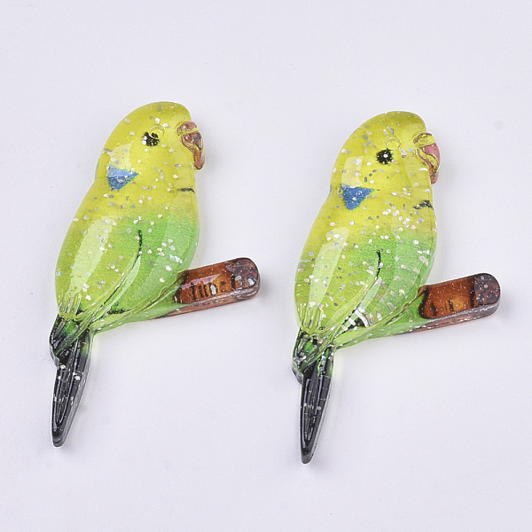 PandaHall Resin Cabochons, with Glitter Powder, Bird, Yellow Green, 43x24x6mm Resin Bird Green
PandaHall Resin Cabochons, with Glitter Powder, Bird, Yellow Green, 43x24x6mm Resin Bird Green