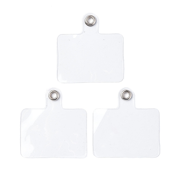 PandaHall Plastic Cell Phone Lanyard Tether, with Iron Findings, Clear, 5.7x5.5x0.25cm Plastic Clear
PandaHall Plastic Cell Phone Lanyard Tether, with Iron Findings, Clear, 5.7x5.5x0.25cm Plastic Clear
