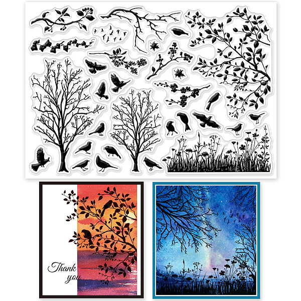 PandaHall GLOBLELAND Bird Branch Silhouette Clear Stamps Birds Trees Clear Rubber Stamps Silicone Stamps for DIY Scrapbooking Photo Album...
PandaHall GLOBLELAND Bird Branch Silhouette Clear Stamps Birds Trees Clear Rubber Stamps Silicone Stamps for DIY Scrapbooking Photo Album...