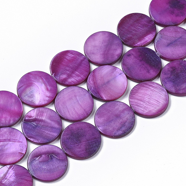 PandaHall Freshwater Shell Beads Strands, Dyed, Flat Round, Dark Violet, 19.5~20.5x2.5~3.5mm, Hole: 1mm, about 20pcs/Strand, 15.63..., Purple
PandaHall Freshwater Shell Beads Strands, Dyed, Flat Round, Dark Violet, 19.5~20.5x2.5~3.5mm, Hole: 1mm, about 20pcs/Strand, 15.63..., Purple