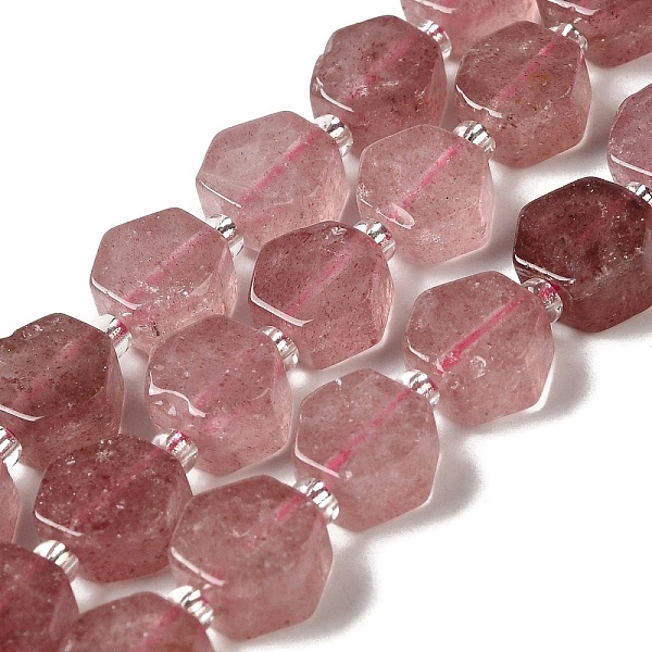PandaHall Natural Strawberry Quartz Beads Strands, Hexagon, with Seed Beads, 8.5~9x8.5~10x4~5mm, Hole: 1mm, about 37~38pcs/strand...
PandaHall Natural Strawberry Quartz Beads Strands, Hexagon, with Seed Beads, 8.5~9x8.5~10x4~5mm, Hole: 1mm, about 37~38pcs/strand...