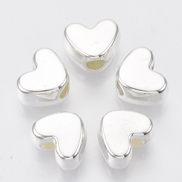 PandaHall CCB Plastic Beads, Heart, Silver, 9x11.5x6.5mm, Hole: 3.5mm, about 1100pcs/500g Plastic Heart
PandaHall CCB Plastic Beads, Heart, Silver, 9x11.5x6.5mm, Hole: 3.5mm, about 1100pcs/500g Plastic Heart