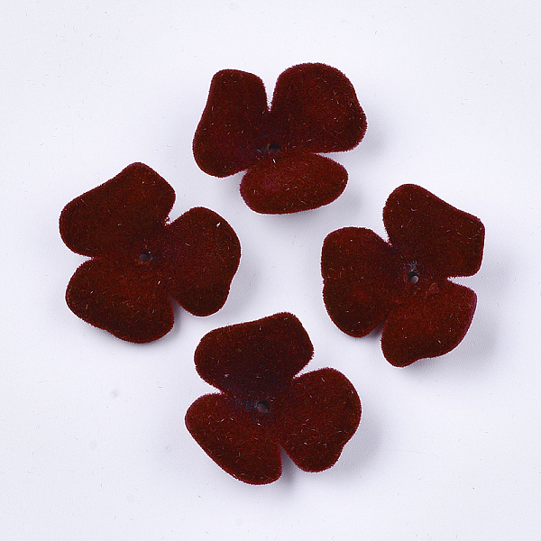 PandaHall Flocky Acrylic Bead Caps, 3-Petal, Flower, Dark Red, 22x23x8mm, Hole: 1mm Acrylic
PandaHall Flocky Acrylic Bead Caps, 3-Petal, Flower, Dark Red, 22x23x8mm, Hole: 1mm Acrylic