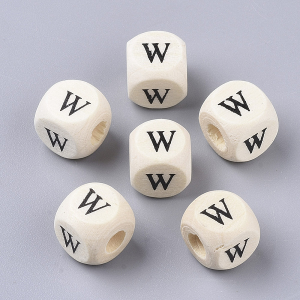 PandaHall Printed Natural Wood Beads, Horizontal Hole, Cube with Initial Letter, PapayaWhip, Letter.W, 10x10x10mm, Hole: 3.5mm, about..., Orange
PandaHall Printed Natural Wood Beads, Horizontal Hole, Cube with Initial Letter, PapayaWhip, Letter.W, 10x10x10mm, Hole: 3.5mm, about..., Orange