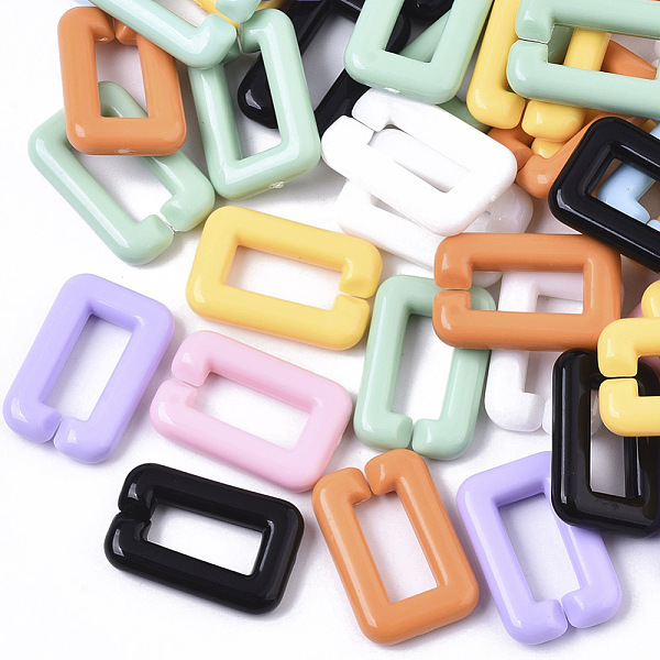 PandaHall Opaque Acrylic Linking Rings, Quick Link Connectors, For Jewelry Cross Chains Making, Rectangle, Mixed Color, 30x20x5.5mm, Inner..., Multicolor
PandaHall Opaque Acrylic Linking Rings, Quick Link Connectors, For Jewelry Cross Chains Making, Rectangle, Mixed Color, 30x20x5.5mm, Inner..., Multicolor