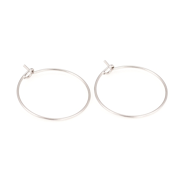 PandaHall 316L Surgical Stainless Steel Hoop Earring Findings, Wine Glass Charms Findings, Stainless Steel Color, 20x0.7mm, 21 Gauge 316L...
PandaHall 316L Surgical Stainless Steel Hoop Earring Findings, Wine Glass Charms Findings, Stainless Steel Color, 20x0.7mm, 21 Gauge 316L...