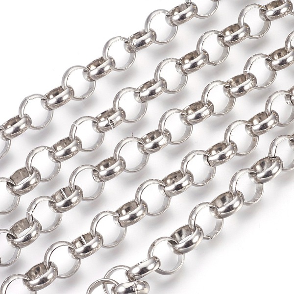 PandaHall 3.28 Feet 304 Stainless Steel Rolo Chains, Belcher Chain, Unwelded, Stainless Steel Color, 12mm 304 Stainless Steel
PandaHall 3.28 Feet 304 Stainless Steel Rolo Chains, Belcher Chain, Unwelded, Stainless Steel Color, 12mm 304 Stainless Steel