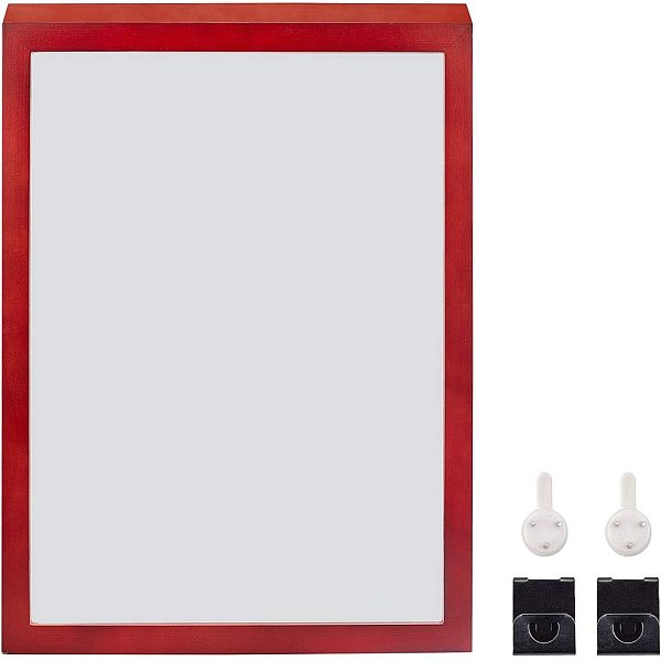 PandaHall Wood Picture Frame, with Organic Glass, for Wall Hanging and Tabletop Display, Rectangle, Dark Red, 43.3x33.3x2.1cm, Inner Size...
PandaHall Wood Picture Frame, with Organic Glass, for Wall Hanging and Tabletop Display, Rectangle, Dark Red, 43.3x33.3x2.1cm, Inner Size...