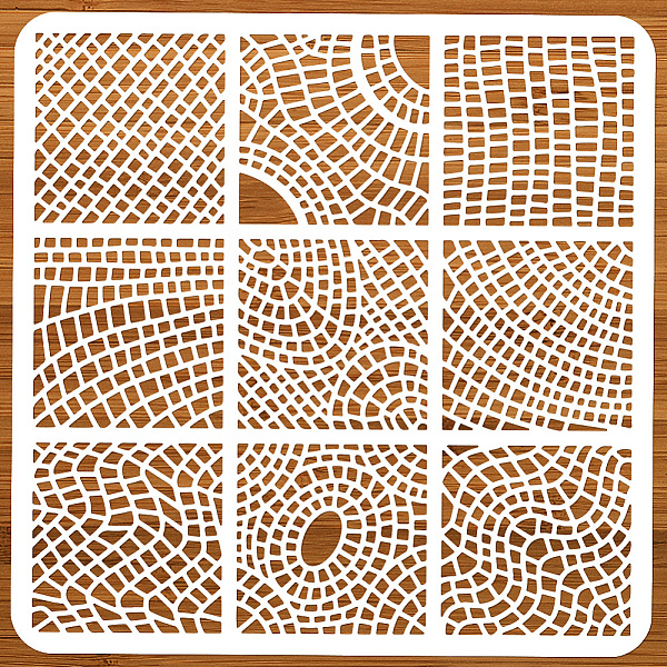 PandaHall PET Hollow Out Drawing Painting Stencils, for DIY Scrapbook, Photo Album, Mixed Shapes, 300x300mm Plastic Mixed Shapes
PandaHall PET Hollow Out Drawing Painting Stencils, for DIY Scrapbook, Photo Album, Mixed Shapes, 300x300mm Plastic Mixed Shapes