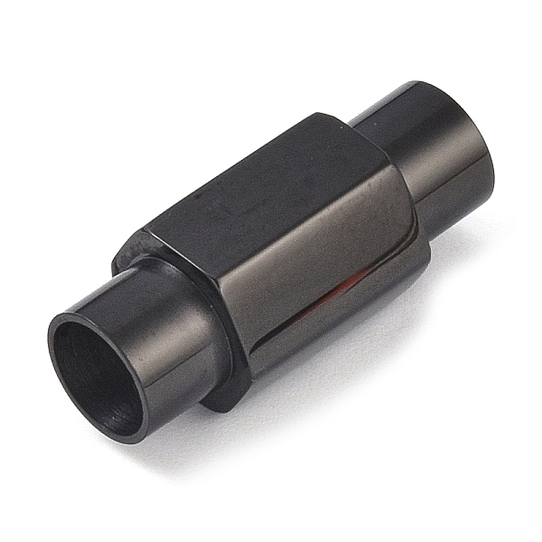 PandaHall Ion Plating(IP) Smooth 304 Stainless Steel Magnetic Clasps with Glue-in Ends, Column, Faceted, Black, 22x10x9mm, Hole: 6mm 304...
PandaHall Ion Plating(IP) Smooth 304 Stainless Steel Magnetic Clasps with Glue-in Ends, Column, Faceted, Black, 22x10x9mm, Hole: 6mm 304...