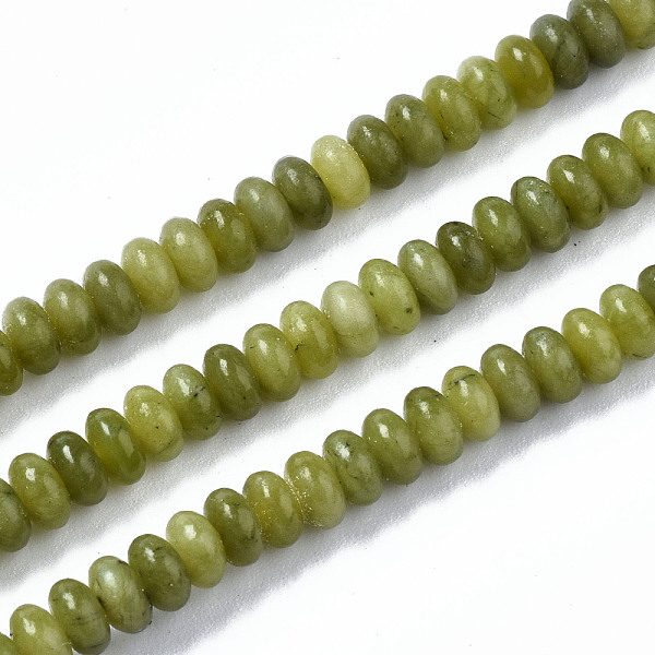 PandaHall Natural Xinyi Jade/Chinese Southern Jade Beads Strands, Rondelle, 4~5x2mm, Hole: 0.8mm, about 150~155pcs/strand, 14.96~15.35''...
PandaHall Natural Xinyi Jade/Chinese Southern Jade Beads Strands, Rondelle, 4~5x2mm, Hole: 0.8mm, about 150~155pcs/strand, 14.96~15.35''...