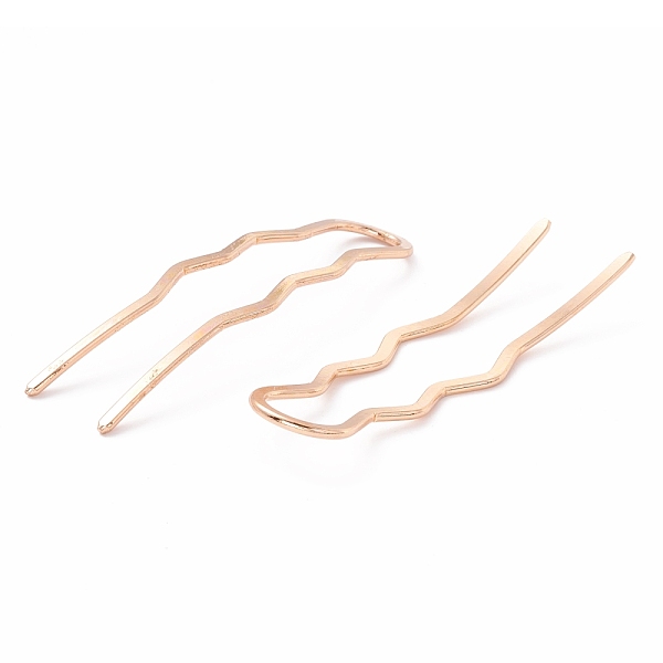 PandaHall Rack Plating Brass Hair Forks, Twist U Shape Updo Hair Pins Clips, Hair Styling Accessories, Light Gold, 71x20x1mm Brass
PandaHall Rack Plating Brass Hair Forks, Twist U Shape Updo Hair Pins Clips, Hair Styling Accessories, Light Gold, 71x20x1mm Brass