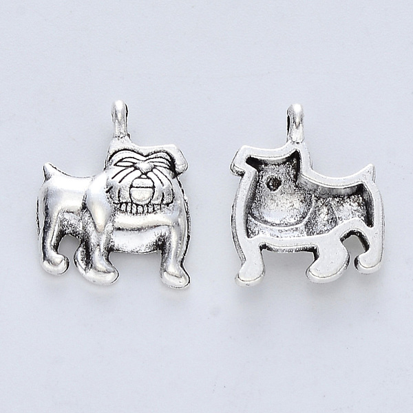 PandaHall Tibetan Style Alloy Pendants, Cadmium Free & Lead Free, French Bulldog Charms, Antique Silver, 17x13x3mm, Hole: 1.6mm, about...
PandaHall Tibetan Style Alloy Pendants, Cadmium Free & Lead Free, French Bulldog Charms, Antique Silver, 17x13x3mm, Hole: 1.6mm, about...