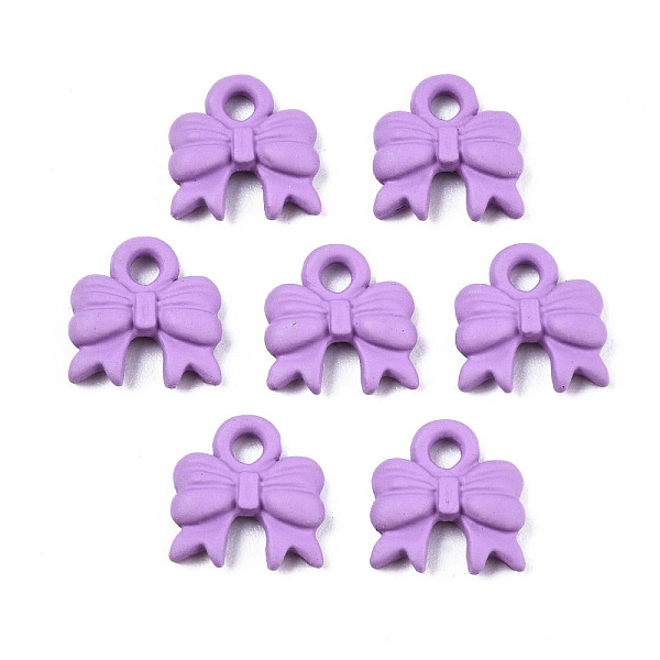 PandaHall Spray Painted Alloy Charms, Cadmium Free & Lead Free, Bowknot, Medium Orchid, 9.5x9x2mm, Hole: 1.5mm Alloy Bowknot
PandaHall Spray Painted Alloy Charms, Cadmium Free & Lead Free, Bowknot, Medium Orchid, 9.5x9x2mm, Hole: 1.5mm Alloy Bowknot
