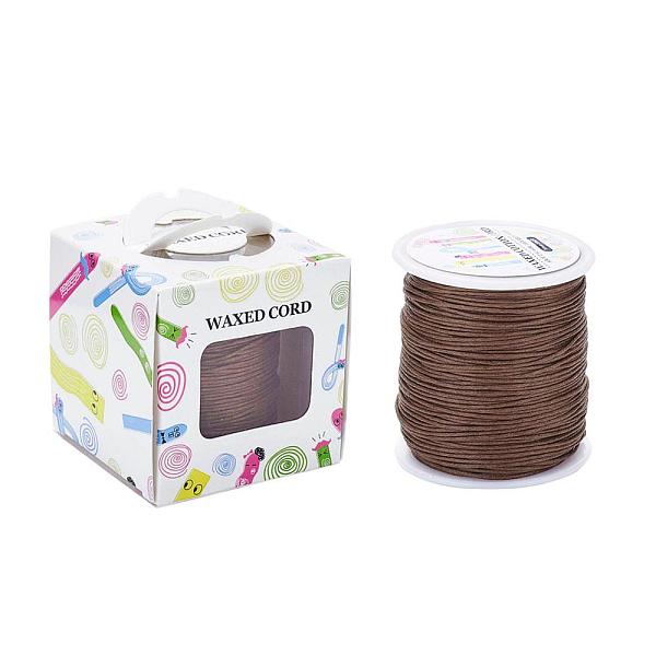 PandaHall Waxed Cotton Cords, Saddle Brown, 1mm, about 100yards/roll(91.44m/roll), 300 feet/roll Waxed Cotton Cord Round Brown
PandaHall Waxed Cotton Cords, Saddle Brown, 1mm, about 100yards/roll(91.44m/roll), 300 feet/roll Waxed Cotton Cord Round Brown