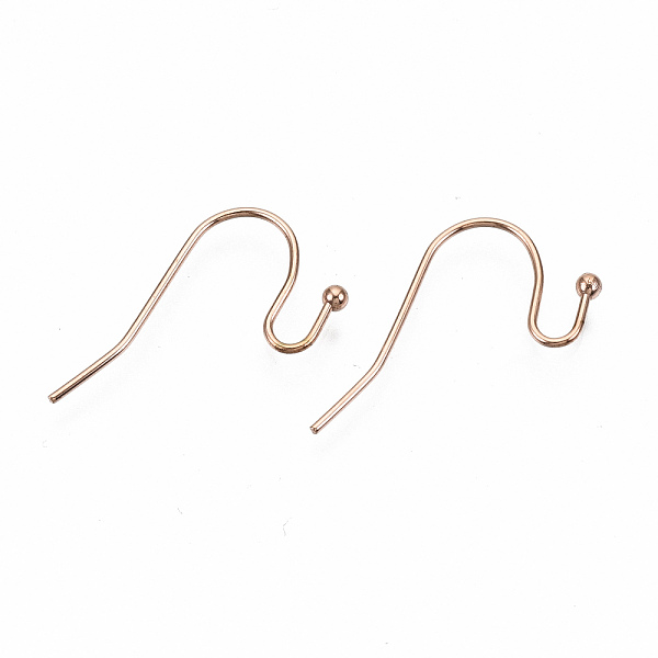 PandaHall 304 Stainless Steel Earring Hooks, Ear Wire, Cadmium Free & Nickel Free & Lead Free, Rose Gold, 11x21mm, 21 Gauge, Pin: 0.7mm 304...
PandaHall 304 Stainless Steel Earring Hooks, Ear Wire, Cadmium Free & Nickel Free & Lead Free, Rose Gold, 11x21mm, 21 Gauge, Pin: 0.7mm 304...