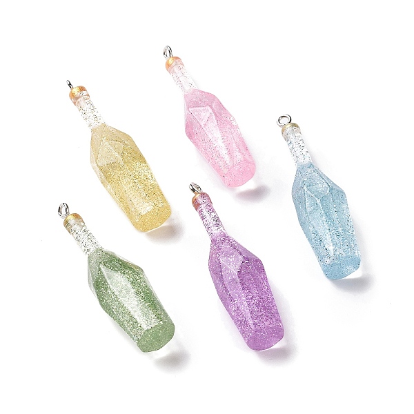 PandaHall Resin Pendants, with Platinum Iron Peg Bail, Winebottle, Mixed Color, 37~47x12~14x11.5~14mm, Hole: 2mm Resin Tableware Purple
PandaHall Resin Pendants, with Platinum Iron Peg Bail, Winebottle, Mixed Color, 37~47x12~14x11.5~14mm, Hole: 2mm Resin Tableware Purple
