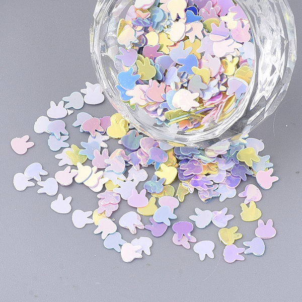 PandaHall Bunny Ornament Accessories, PVC Plastic Paillette/Sequins Beads, No Hole/Undrilled Beads, Rabbit Head, Mixed Color, 4x4x0.4mm..., Multicolor
PandaHall Bunny Ornament Accessories, PVC Plastic Paillette/Sequins Beads, No Hole/Undrilled Beads, Rabbit Head, Mixed Color, 4x4x0.4mm..., Multicolor