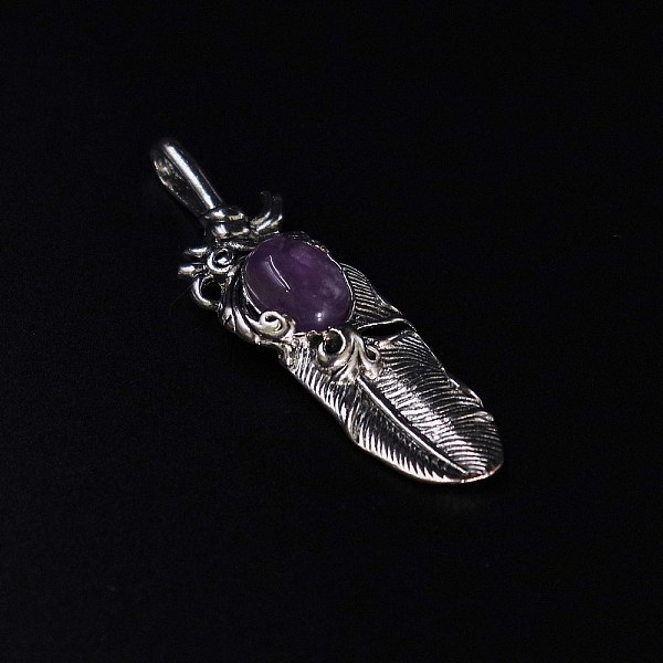 PandaHall Natural Amethyst Big Pendants, Platinum Plated Alloy Feather Charms, 60x18mm Amethyst Feather
PandaHall Natural Amethyst Big Pendants, Platinum Plated Alloy Feather Charms, 60x18mm Amethyst Feather