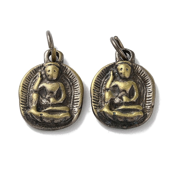 PandaHall Tibetan Style Brass Pendants, Cadmium Free & Lead Free, Buddha, Antique Bronze, 18x13.5x4.5mm, Hole: 4mm Brass Human
PandaHall Tibetan Style Brass Pendants, Cadmium Free & Lead Free, Buddha, Antique Bronze, 18x13.5x4.5mm, Hole: 4mm Brass Human
