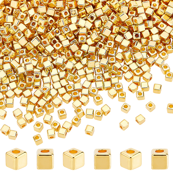 PandaHall DICOSMETIC 1500Pcs CCB Plastic Spacer Beads 3mm Cube Small Square Beads Golden Large Hole Loose Bead Jewellery Beads Set for DIY...
PandaHall DICOSMETIC 1500Pcs CCB Plastic Spacer Beads 3mm Cube Small Square Beads Golden Large Hole Loose Bead Jewellery Beads Set for DIY...