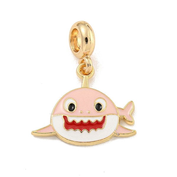 PandaHall Rack Plating Alloy Enamel Shark European Dangle Charms, Large Hole Pendants, Cadmium Free & Lead Free, Golden, Pink, 30mm, Hole...
PandaHall Rack Plating Alloy Enamel Shark European Dangle Charms, Large Hole Pendants, Cadmium Free & Lead Free, Golden, Pink, 30mm, Hole...