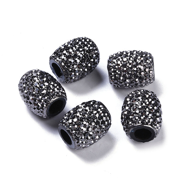 PandaHall Resin European Jelly Colored Beads, Large Hole Barrel Beads, Bucket Shaped, Black, 15x12.5mm, Hole: 5mm Resin Barrel Black
PandaHall Resin European Jelly Colored Beads, Large Hole Barrel Beads, Bucket Shaped, Black, 15x12.5mm, Hole: 5mm Resin Barrel Black