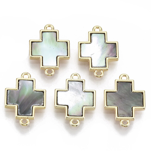 PandaHall Brass Links Connectors, with Black Lip Shell, Nickel Free, Real 18k Gold Plated, Cross, 18x12.5x2.5mm, Hole: 1.2mm Black Lip Shell...
PandaHall Brass Links Connectors, with Black Lip Shell, Nickel Free, Real 18k Gold Plated, Cross, 18x12.5x2.5mm, Hole: 1.2mm Black Lip Shell...