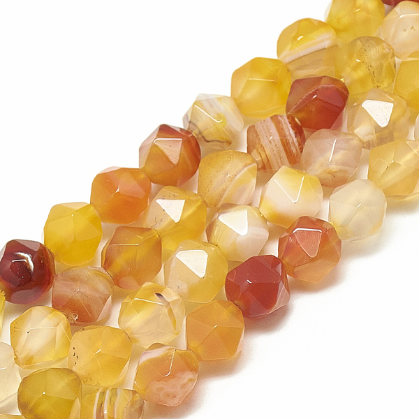 PandaHall Natural Striped Agate/Banded Agate Beads Strands, Faceted, Dyed, Round, 7.5~8x7~8x7~8mm, Hole: 1mm, about 45pcs/14.6 inch Banded...
PandaHall Natural Striped Agate/Banded Agate Beads Strands, Faceted, Dyed, Round, 7.5~8x7~8x7~8mm, Hole: 1mm, about 45pcs/14.6 inch Banded...