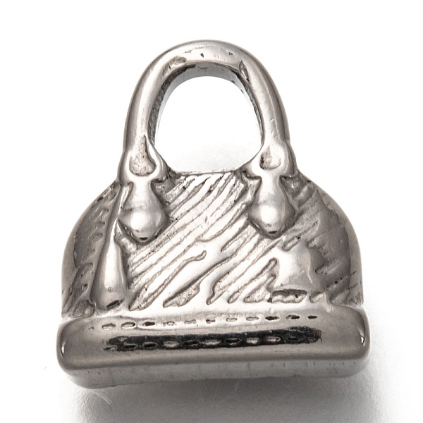 PandaHall 304 Stainless Steel Pendants, Hand Bag, Stainless Steel Color, 15.5x14.5x6.5mm, Hole: 4.5x4.5mm 304 Stainless Steel Bag
PandaHall 304 Stainless Steel Pendants, Hand Bag, Stainless Steel Color, 15.5x14.5x6.5mm, Hole: 4.5x4.5mm 304 Stainless Steel Bag