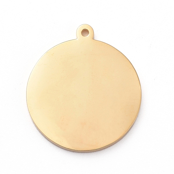 PandaHall Vacuum Plating 304 Stainless Steel Stamping Blank Tag Charms, Manual Polishing, Flat Round, Golden, 17x15x1mm, Hole: 0.8mm 304...
PandaHall Vacuum Plating 304 Stainless Steel Stamping Blank Tag Charms, Manual Polishing, Flat Round, Golden, 17x15x1mm, Hole: 0.8mm 304...