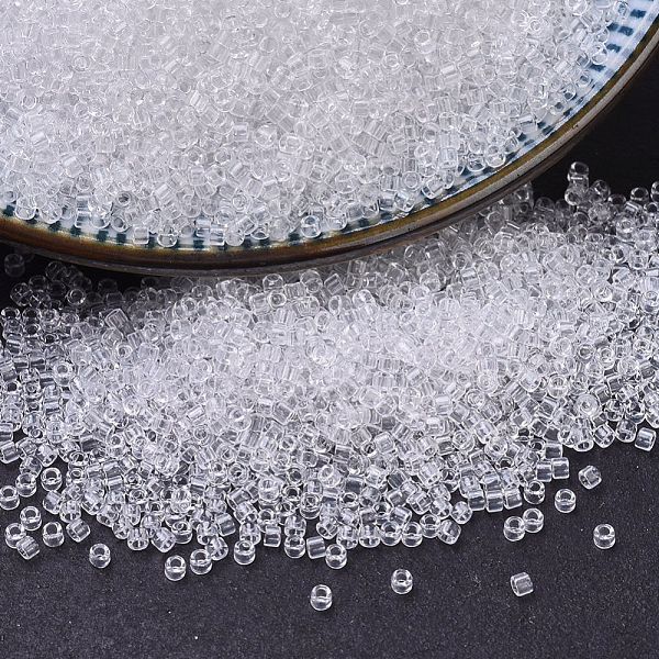 PandaHall MIYUKI Delica Beads Small, Cylinder, Japanese Seed Beads, 15/0, (DBS0141) Crystal, 1.1x1.3mm, Hole: 0.7mm, about 175000pcs/bag..., Clear
PandaHall MIYUKI Delica Beads Small, Cylinder, Japanese Seed Beads, 15/0, (DBS0141) Crystal, 1.1x1.3mm, Hole: 0.7mm, about 175000pcs/bag..., Clear