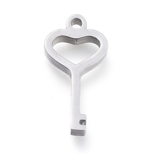 PandaHall 304 Stainless Steel Pendants, Laser Cut, Heart Key, Stainless Steel Color, 13x6.5x1.7mm, Hole: 1mm 304 Stainless Steel Key
PandaHall 304 Stainless Steel Pendants, Laser Cut, Heart Key, Stainless Steel Color, 13x6.5x1.7mm, Hole: 1mm 304 Stainless Steel Key