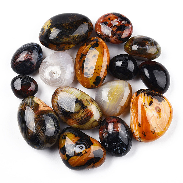 PandaHall Natural Sardonyx Agate Home Display Decorations, Dyed, Tumbled Stone, Healing Stones for Chakras Balancing, Crystal Therapy..., Multicolor
PandaHall Natural Sardonyx Agate Home Display Decorations, Dyed, Tumbled Stone, Healing Stones for Chakras Balancing, Crystal Therapy..., Multicolor