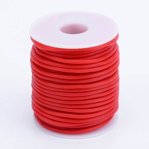 PandaHall Hollow Pipe PVC Tubular Synthetic Rubber Cord, Wrapped Around White Plastic Spool, Red, 4mm, Hole: 2mm, about 16.4 yards(15m)/roll...
PandaHall Hollow Pipe PVC Tubular Synthetic Rubber Cord, Wrapped Around White Plastic Spool, Red, 4mm, Hole: 2mm, about 16.4 yards(15m)/roll...