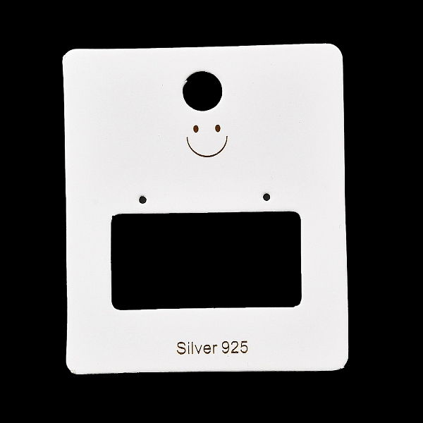 PandaHall Paper Earring Display Cards, Gold Stamping Smiling Face Print Jewelry Display Cards for Earring Studs, White, Rectangle...
PandaHall Paper Earring Display Cards, Gold Stamping Smiling Face Print Jewelry Display Cards for Earring Studs, White, Rectangle...