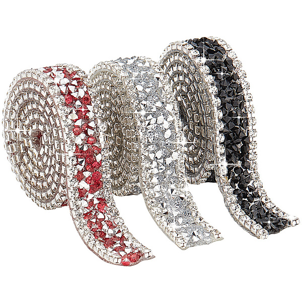 PandaHall 3Pcs 3 Colors Hotfix Rhinestone Trimming, Costume Accessories, Mixed Color, 15x3.5mm, about 50cm/pc, 1pc/color Glass Rhinestone..., Multicolor
PandaHall 3Pcs 3 Colors Hotfix Rhinestone Trimming, Costume Accessories, Mixed Color, 15x3.5mm, about 50cm/pc, 1pc/color Glass Rhinestone..., Multicolor