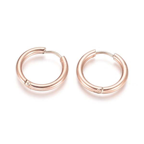 PandaHall Ion Plating(IP) 304 Stainless Steel Huggie Hoop Earrings, Hypoallergenic Earrings, with 316 Surgical Stainless Steel Pin, Rose...
PandaHall Ion Plating(IP) 304 Stainless Steel Huggie Hoop Earrings, Hypoallergenic Earrings, with 316 Surgical Stainless Steel Pin, Rose...