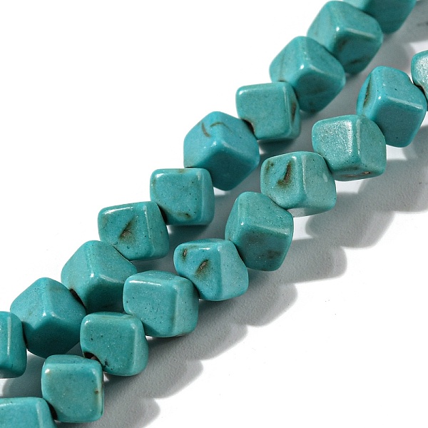 PandaHall Dyed Synthetic Turquoise Beads Strands, Rhombus, Dark Turquoise, 4.5~5x5.5~6x5.5~6mm, Hole: 1.5mm, about 79pcs/strand, 14.76 inch...
PandaHall Dyed Synthetic Turquoise Beads Strands, Rhombus, Dark Turquoise, 4.5~5x5.5~6x5.5~6mm, Hole: 1.5mm, about 79pcs/strand, 14.76 inch...