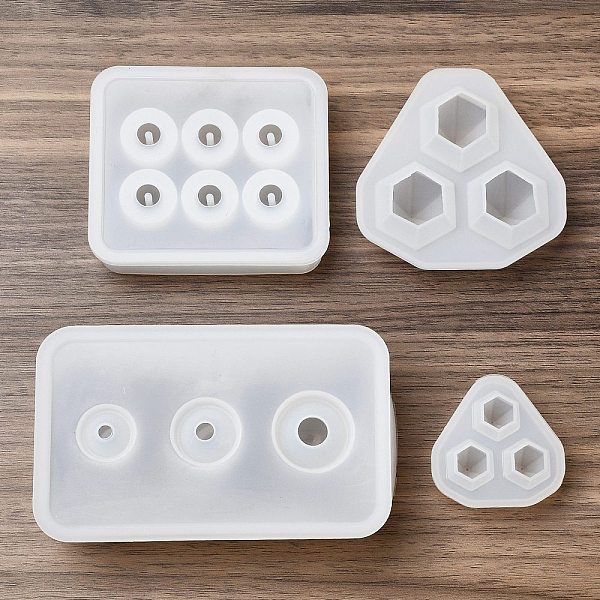 PandaHall 4Pcs 4 Style DIY Silicone Molds, Resin Casting Molds, For UV Resin, Epoxy Resin Jewelry Making, Egg & Diamond, White, 1pc/style...
PandaHall 4Pcs 4 Style DIY Silicone Molds, Resin Casting Molds, For UV Resin, Epoxy Resin Jewelry Making, Egg & Diamond, White, 1pc/style...