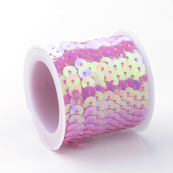 PandaHall Eco-Friendly Plastic Paillette Beads, Sequins Beads, Ornament Accessories, AB Color, Flat Round, Pearl Pink, 6mm, about 5m/roll...
PandaHall Eco-Friendly Plastic Paillette Beads, Sequins Beads, Ornament Accessories, AB Color, Flat Round, Pearl Pink, 6mm, about 5m/roll...