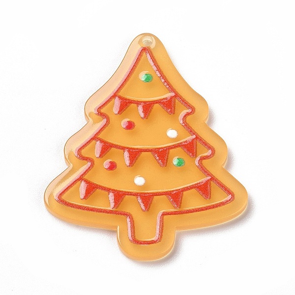 PandaHall Printed Acrylic Pendants, for Christmas, Christmas Tree Pattern, 39.5x33x2mm, Hole: 1.6mm Acrylic Christmas Tree Orange
PandaHall Printed Acrylic Pendants, for Christmas, Christmas Tree Pattern, 39.5x33x2mm, Hole: 1.6mm Acrylic Christmas Tree Orange