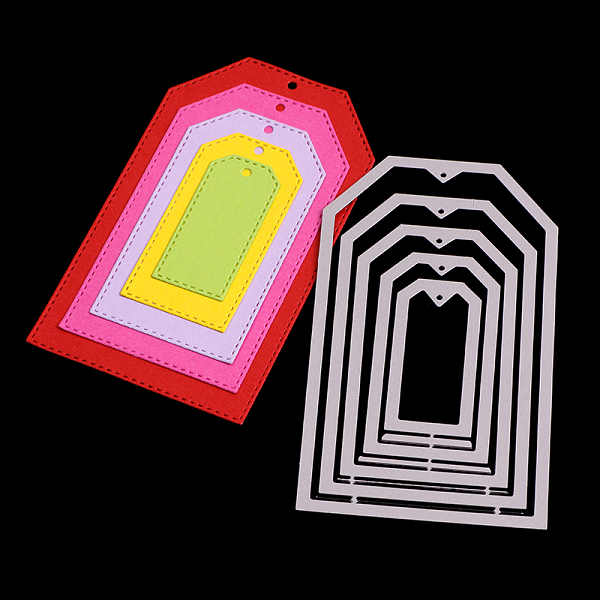 PandaHall Frame Carbon Steel Cutting Dies Stencils, for DIY Scrapbooking/Photo Album, Decorative Embossing DIY Paper Card, Matte Platinum...
PandaHall Frame Carbon Steel Cutting Dies Stencils, for DIY Scrapbooking/Photo Album, Decorative Embossing DIY Paper Card, Matte Platinum...