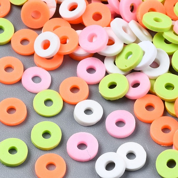 PandaHall Handmade Polymer Clay Beads, Heishi Beads, for DIY Jewelry Crafts Supplies, Disc/Flat Round, Green Yellow, 6x1mm, Hole: 2mm, about...
PandaHall Handmade Polymer Clay Beads, Heishi Beads, for DIY Jewelry Crafts Supplies, Disc/Flat Round, Green Yellow, 6x1mm, Hole: 2mm, about...