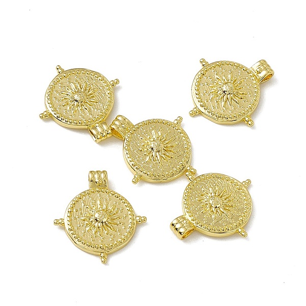PandaHall Rack Plating Brass Pendants, Long-Lasting Plated, Cadmium Free & Nickel Free & Lead Free, Flat Round with Sun Charm, Real 18K Gold...
PandaHall Rack Plating Brass Pendants, Long-Lasting Plated, Cadmium Free & Nickel Free & Lead Free, Flat Round with Sun Charm, Real 18K Gold...