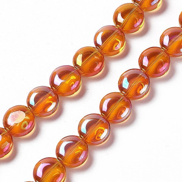 PandaHall Electroplate Glass Beads Strands, Full Rainbow Plated, Flat Round, Orange, 12~12.5x6.5mm, Hole: 1mm, about 50pcs/strand, 23.62...
PandaHall Electroplate Glass Beads Strands, Full Rainbow Plated, Flat Round, Orange, 12~12.5x6.5mm, Hole: 1mm, about 50pcs/strand, 23.62...