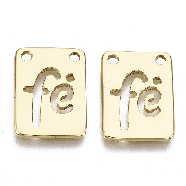 PandaHall Brass Pendants, Nickel Free, Rectangle with Word, Real 16K Gold Plated, 18x13x1mm, Hole: 1.8mm Brass Rectangle
PandaHall Brass Pendants, Nickel Free, Rectangle with Word, Real 16K Gold Plated, 18x13x1mm, Hole: 1.8mm Brass Rectangle